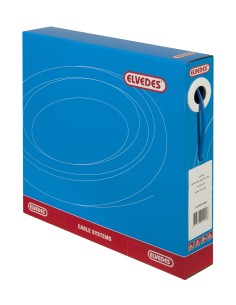 Bremszugaußenhülle Elvedes mit Teflon-Innenbeschichtung ø5,0mm / 30 Meter- Blau (im Karton)