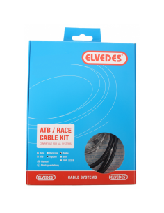 Bremszug Satz Elvedes MTB/Race Komplett - Schwarz (in einer Karton)