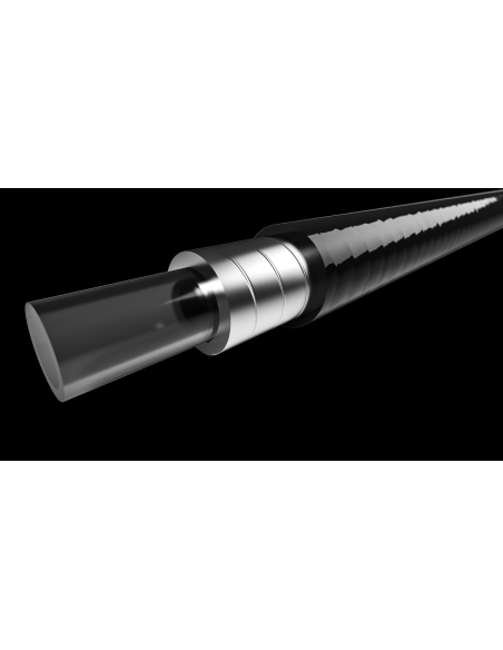 Bremszugaußenhülle Elvedes mit Teflon Futter ø5,0mm / 10 meter - Celeste Grün (im Karton)