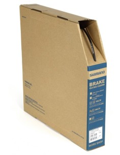 Bremszugaußenhülle Shimano SLR Race ø5,0mm / 40 Meter - Schwarz (im Karton)