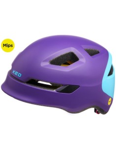 Fahrradhelm KED Pop Mips - small (48-52 cm) - Purple Sky Blue