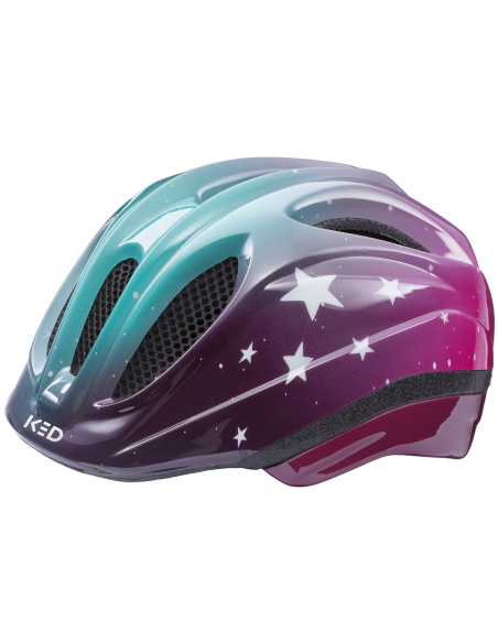 Fahrradhelm KED Meggy III Trend S (46-51 cm) - Stars Pink Aqua Glossy