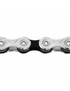 Kette 10 fach KMC X10 1/2" x 11/128" - Silber/Schwarz