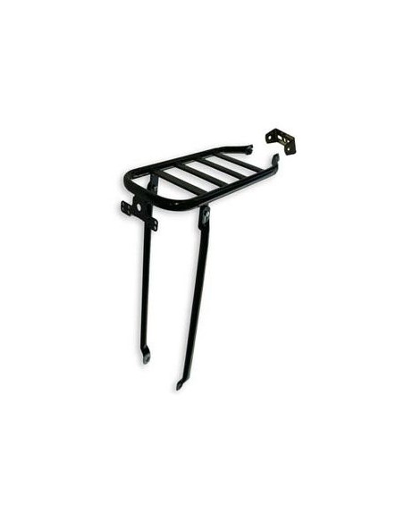 Gepäckträger für Hinten 26-28" Steco mit verstärktem PTT - Schwarz Glänzend