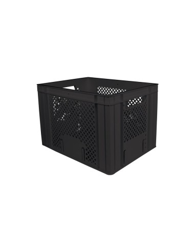 Kunstoff Fahrradkasten 31 Liter - Schwarz