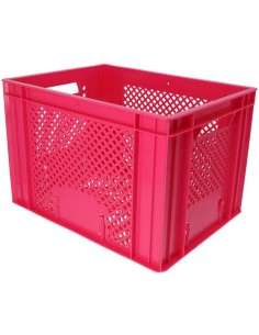 Kunstoff Fahrradkasten 31 Liter - Rosa