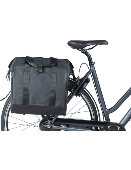 Fahrradtasche Basil Grand Tarpaulin 23 Liter 34 x 19 x 35 cm - Schwarz