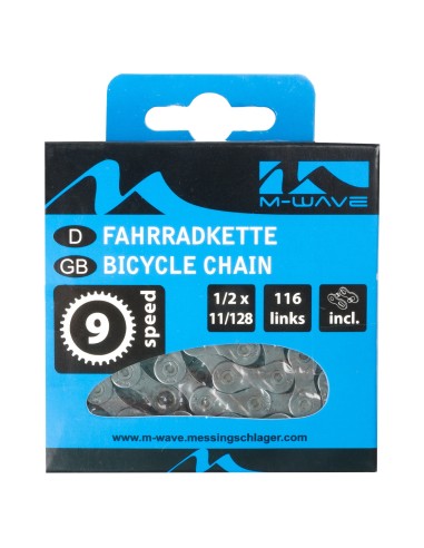Kette 9 fach M-Wave 1/2 x 11/128" - 116 Glieder