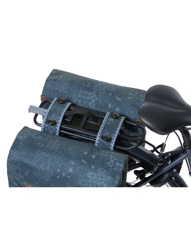 Doppelpacktasche Basil Bohème MIK 35 Liter 37 x 15 x 37 cm - Blau