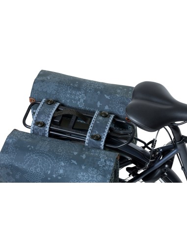 Doppelpacktasche Basil Bohème MIK 35 Liter 37 x 15 x 37 cm - Blau