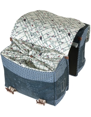 Doppelpacktasche Basil Bohème MIK 35 Liter 37 x 15 x 37 cm - Blau