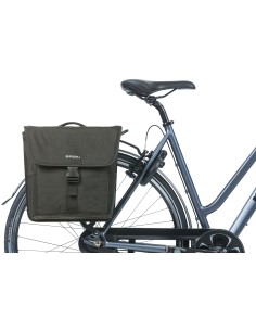 Doppelpacktasche Basil Go Double MIK 32 Liter 33 x 16 x 38 cm - Solid Black