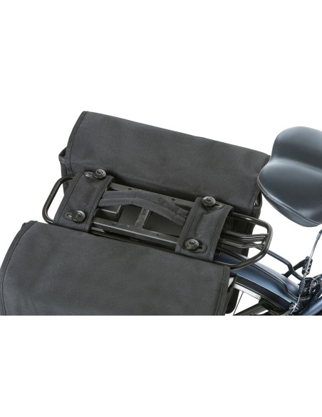 Doppelpacktasche Basil Go Double MIK 32 Liter 33 x 16 x 38 cm - Solid Black