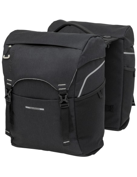 Doppelpacktasche New Looxs Sports Double Racktime 32 Liter 29 x 39 x 16 cm - Schwarz