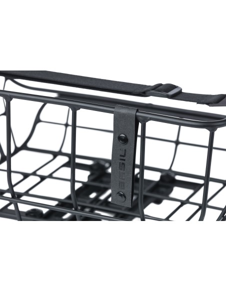 Fahrradkorb Basil Portland Rear MIK 25 liter 43 x 36 x 22 cm - Mattschwarz