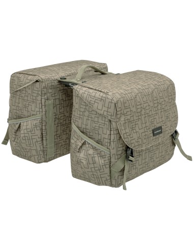 Doppelpacktasche New Looxs Mondi Joy Double MIK 38 Liter 2x 37 x 16 x 32 cm - Ivy Walnut