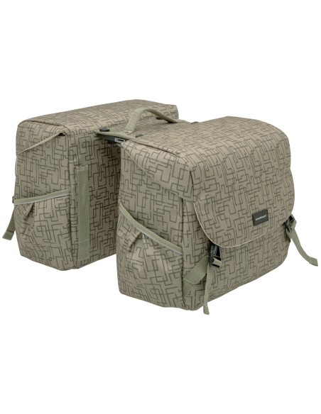 Doppelpacktasche New Looxs Mondi Joy Double MIK 38 Liter 2x 37 x 16 x 32 cm - Ivy Walnut