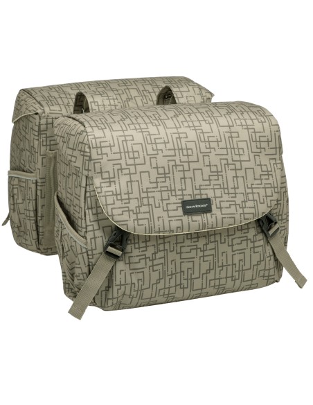 Doppelpacktasche New Looxs Mondi Joy Double MIK 38 Liter 2x 37 x 16 x 32 cm - Ivy Walnut