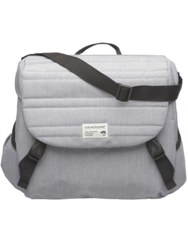 Fahrradtasche New Looxs Mondi Joy Single 18,5 Liter 36 x 32 x 16 cm - Quilted Grey