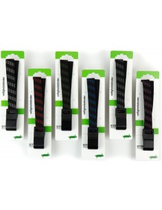 SUV-Sicherheits Spanngurt Widek 24 mm mit schwarzen Stahlhaken   12 pack in 6 Farben sortiert