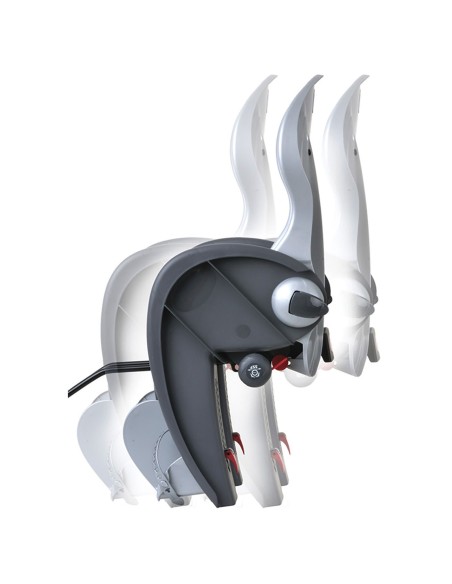 Kindersitz für Hinten Polisport Wallaby Evo DeLuxe Rahmenbefestigung (FF) - Dunkelgrau/Silber