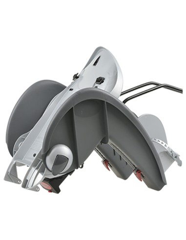 Kindersitz für Hinten Polisport Wallaby Evo DeLuxe Rahmenbefestigung (FF) - Dunkelgrau/Silber