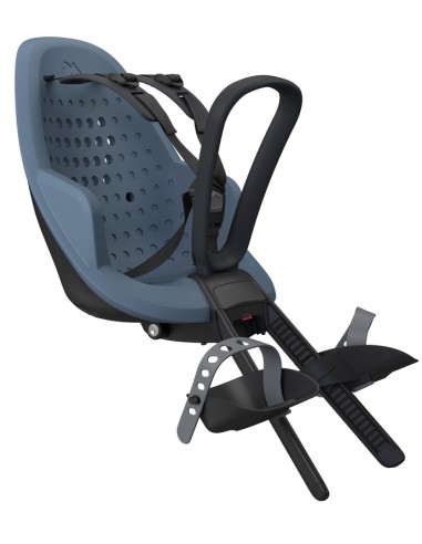 Kindersitz für Vorne Thule Yepp 2 Mini mit Mini SlimFit-Adapter - Aegean Blue