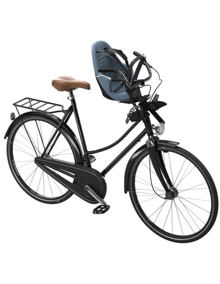 Kindersitz für Vorne Thule Yepp 2 Mini mit Mini SlimFit-Adapter - Aegean Blue