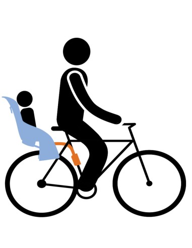 Kindersitz für Hinten Thule Yepp Nexxt Maxi mit Rahmenbefestigung (FM) - Mint Grün