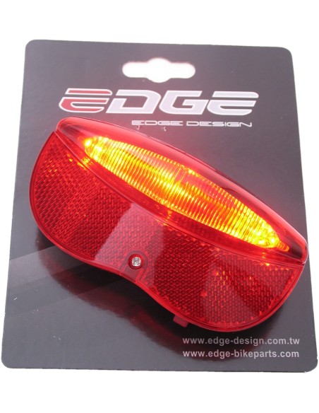 Rücklicht Edge City Luxe - 3 leds mit Batterien - 80mm