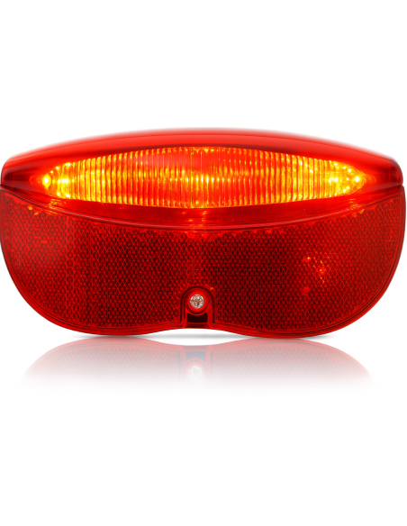 Rücklicht Edge City Luxe - 3 leds mit Batterien - 80mm