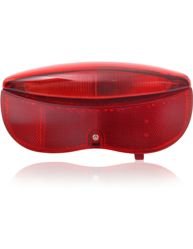 Rücklicht Edge City Luxe - 3 leds mit Batterien - 80mm