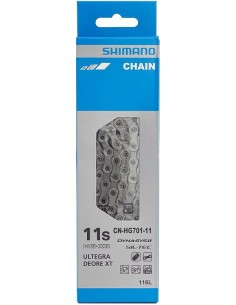 Kette 11 fach Shimano HG701 Ultegra / Deore XT - Race/MTB/E-bike mit Quick Link - 116 Glieder