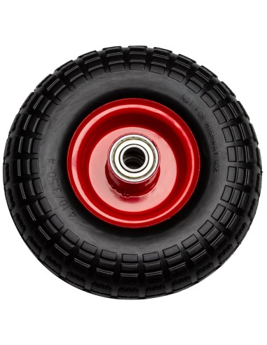 Rad 10'' Massiv Gummi Eisen Felge für Stapelkarre Eisen