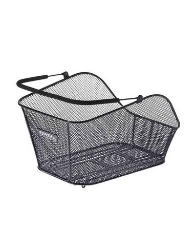 Fahrradkorb für hinten Basil Icon M Multi System 46 x 34 x 25 cm - Schwarz