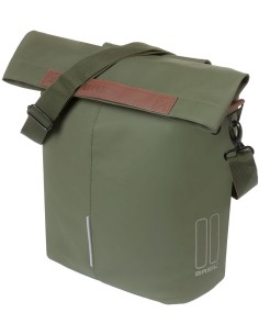 Fahrradtasche Basil City 14 Liter 11 x 29 x 36cm - Moss Green