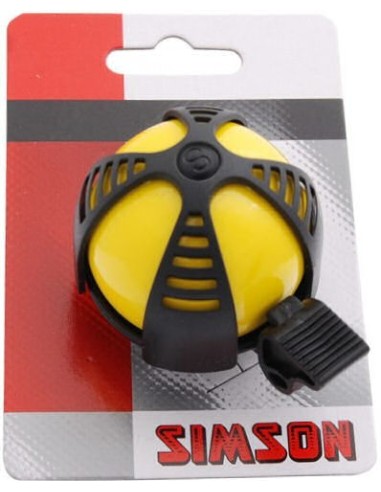 Fahrradklingel Simson Joy - Gelb/Schwarz