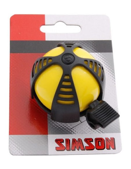 Fahrradklingel Simson Joy - Gelb/Schwarz
