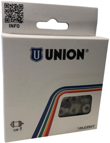 Kette Marwi 1/2 x 1/8" für Nabenschaltung  / single speed 112 Glieder - Schwarz