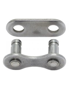 Verschlussglied KMC single speed Snap-On 1/2x1/8" Wide EPT - Silber (2 Stück)