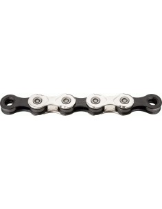 Kette 12 fach KMC X12 126 Glieder - Silber / Schwarz (Werkstattverpackung)