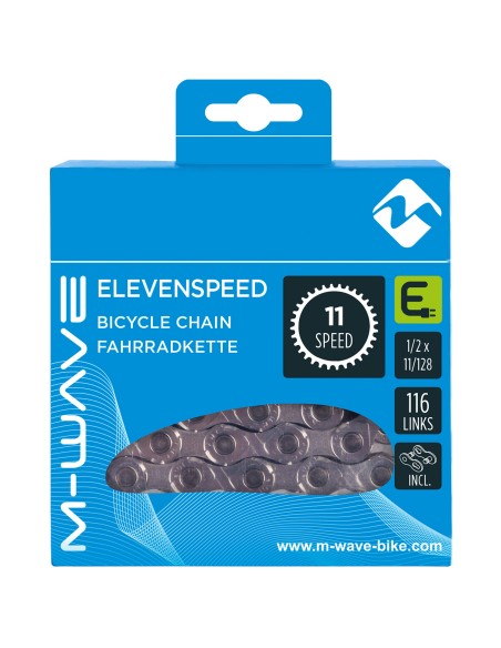 E-Bike-Kette 11 fach 1/2 x 11/128" 116 Glieder - inklusive Verschlussglied