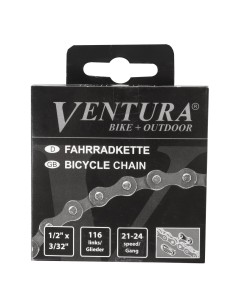 Kette 8 fach Ventura 1/2 x 3/32" 116 Glieder - inklusive Verschlussglied