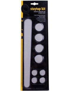 Rahmen-/Gabel Protektion Aufkleber Satz RMS 9-Teilig - Transparant
