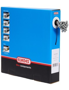 Bremszug Innen Elvedes 3000 mm ø7 x 6 mm 1 x 19-Stränge Edelstahl ø1,5 mm mit T-Nippel (Karton 50 Stück) - Silber
