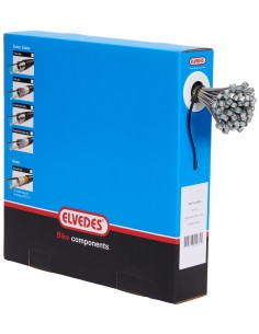 Bremszug Innen Elvedes 2250 mm 7 x 7  Stränge - Edelstahl ø1,5 mm mit T-Nippel ø7 x 6mm (Karton mit 100 Stück) - Silber