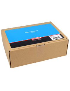 Ersatzbeläge für V-Brake Elvedes 6810 Gummi 55 x 12 mm - Schwarz (25 Paar)