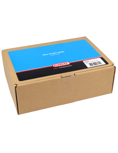 Ersatzbeläge für V-Brake Elvedes 6810 Gummi 55 x 12 mm - Schwarz (25 Paar)