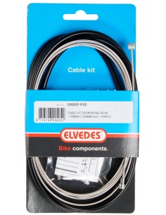 Trommelbremsenzug Elvedes 1700mm / 2350mm Nirosta - Schwarz