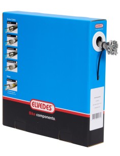 Schaltzug Innen Elvedes 2250 mm 7 x 7 Stränge Edelstahl ø1,1 mm mit N-Nippel ø4,5 × 4,5 (Karton mit 50 Stück) - Silber